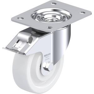 Blickle LK-SPO 125K-3-FI Zwenkwiel met rem Wieldiameter: 125 mm Draagvermogen (max.): 350 kg 1 stuk(s)