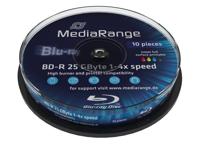 MediaRange MR496 Lees/schrijf blu-ray disc BD-R 25 GB 10 stuk(s)