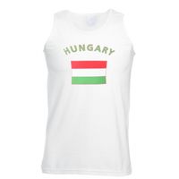 Mouwloos t-shirt met Hongarije vlag 2XL  -