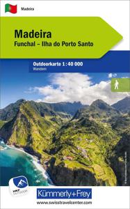 Wandelkaart Outdoorkarte Madeira - Funchal - Porto Santo | Kümmerly &