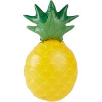 Opblaasbaas figuur - gele ananas - 59 cm - Tropische hawaii decoratie - versiering