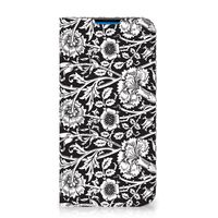 iPhone 14 Pro Max Smart Cover Black Flowers