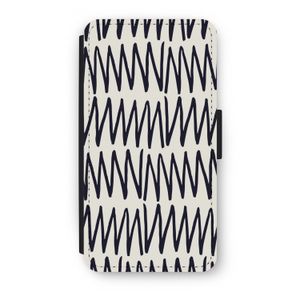 Marrakech Zigzag: iPhone XS Flip Hoesje