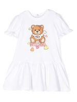 Moschino Kids robe à imprimé Teddy Bear - Blanc