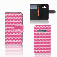 Samsung Galaxy Trend 2 Telefoon Hoesje Waves Pink