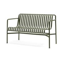HAY Palissade tuinbank met armleuning olive
