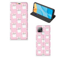 OPPO A15 Hoesje maken Sleeping Cats