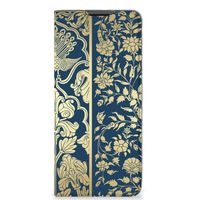 Motorola Moto G51 5G Smart Cover Beige Flowers