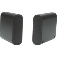 Strapubox 2412SW universele behuizing, ABS, zwart, 63 x 60 x 21, 1 stuk