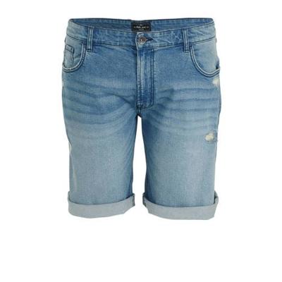 URBN SAINT regular fit jeans short soft blue