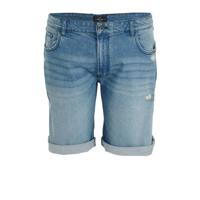 URBN SAINT regular fit jeans short soft blue