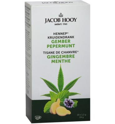 Jacob Hooy Jacob Hooy Hennep Gember Pepermunt Thee (20st)