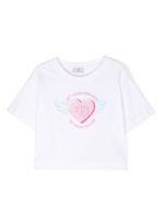 Chiara Ferragni Kids t-shirt en coton à imprimé Eyelike - Blanc