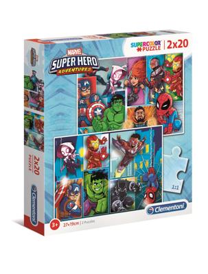 Clementoni legpuzzel Adventures junior karton 40 stukjes Clementoni legpuzzel Adventures junior karton 40 stukjes