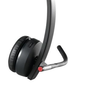 Logitech Mono H820e On Ear headset Computer Radiografisch, Kabel, DECT Mono Microfoon uitschakelbaar (mute)