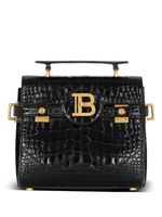 Balmain sac cabas B-Buzz 23 à effet peau de crocodile - Noir