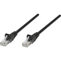 Intellinet 320795 RJ45 Netwerkkabel, patchkabel CAT 5e U/UTP 15.00 m Zwart 1 stuk(s) - thumbnail