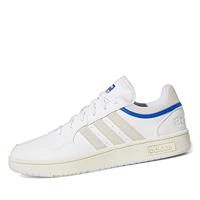 adidas Hoops 3.0 Low Classic Vintage Shoes heren Sneaker, Ftwr White Chalk White Core Zwart, 45 1/3 EU