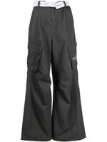 Musium Div. pantalon droit à taille ceinturée - Gris