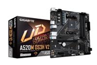 GIGABYTE A520M DS3H V2 moederbord RAID, Gb-LAN, Sound, µATX