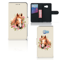 Telefoonhoesje met Pasjes voor Samsung Galaxy A3 2017 Paard - thumbnail