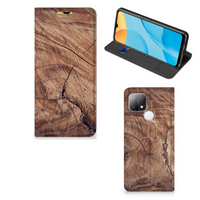 OPPO A15 Book Wallet Case Tree Trunk - thumbnail