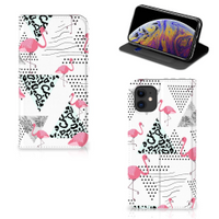 Apple iPhone 11 Hoesje maken Flamingo Triangle - thumbnail