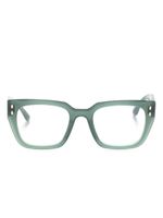 Isabel Marant Eyewear lunettes de vue carrées à logo imprimé - Vert