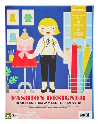 Petit Collage magnetische aankleedset meisjes karton