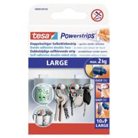 tesa POWERSTRIPS® Large Dubbelzijdig plakband Wit Inhoud: 10 stuk(s) - thumbnail