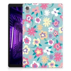 Lenovo Tab M10 HD (2de generatie) Siliconen Hoesje Flower Power