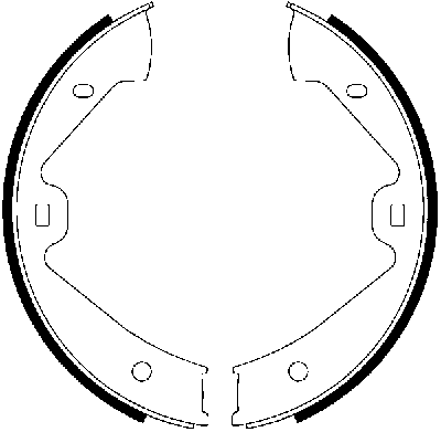 Remschoenset, parkeerrem ATE, o.a. voor Porsche, VW