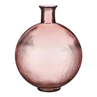 Mica Decorations Firenza Vaas - 34x34x42 cm - Glas - Lichtroze