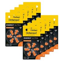 Intenso Energy Ultra 7504426MP gehoorapparaat batterijen PR48, type 13, 10 stuks (10 x 6 stuks) oranje