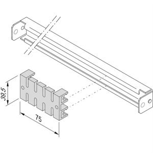 nVent SCHROFF 60118472 Verbindingskammen 3 stuk(s)