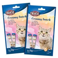 Trixie Romige snack met tonijn en witvis, 6 stuks, 5 x 14 g
