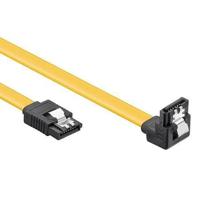 Delock SATA 6 GB/S kabel recht naar beneden 20 cm geel