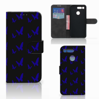 Honor View 20 Telefoon Hoesje Vlinder Patroon