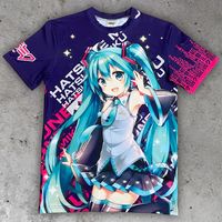 Hatsune Miku T-Shirt Expressive Vibes Size L - thumbnail