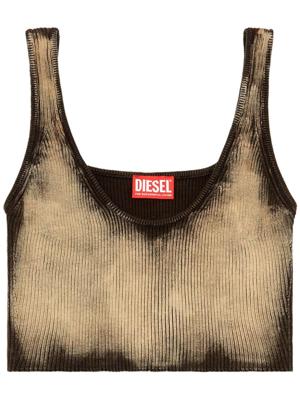 Diesel M-Deidra cropped top met gebleekt effect - 900A