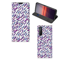 Sony Xperia 5 II Hoesje met Magneet Feathers Color - thumbnail