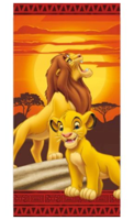 The Lion King strandlaken 70 x 140 cm katoen - thumbnail