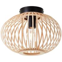 Brilliant Houten plafondlamp Enca Ø 30cm - 92859/09
