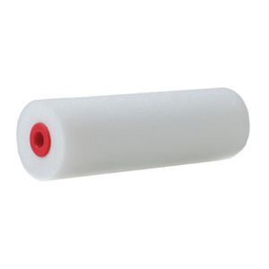 Schuim verfroller/lakrollers - wit - 2,5 x 10 cm - schilderen van hout/gips   -