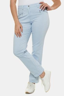 Ulla Popken Broek Mony, stretch, rechte pijpen - Grote Maten