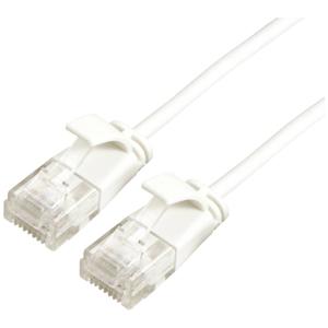 ROLINE UTP Data Center Patchkabel Cat.6A (Class EA), LSOH, extra dun, wit, 3 m