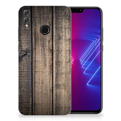 Honor 8X Bumper Hoesje Steigerhout
