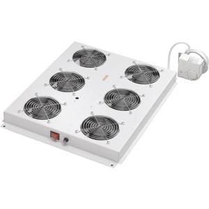 Digitus DN-19 FAN-4-SRV 19 inch 4 x Ventilator voor patchkast 1 HE Grijs