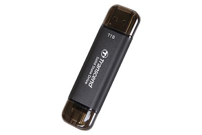 Transcend ESD310C 1 TB Externe SSD harde schijf USB 3.2 Gen 2 (USB 3.1), USB-C Zwart TS1TESD310C