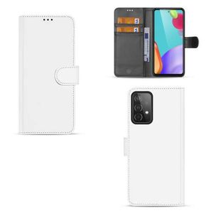 Samsung Galaxy A52 Bookcover Wit met Pasjeshouder